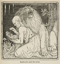 Androcles and the Lion – Old Book Illustrations