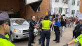 Police clash with protesters at MIT