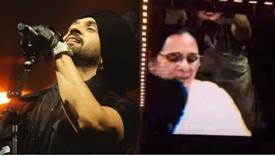 Diljit Dosanjh introduces his mother and sister during Manchester concert for the first time, watch video