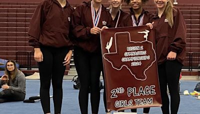 Consol girls, Rudder boys gymnastic teams charge into state meet