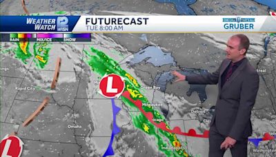 Weather: Sunny Monday to Stormy Tuesday