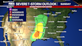 Wisconsin severe weather threat; strong to severe storms forecast