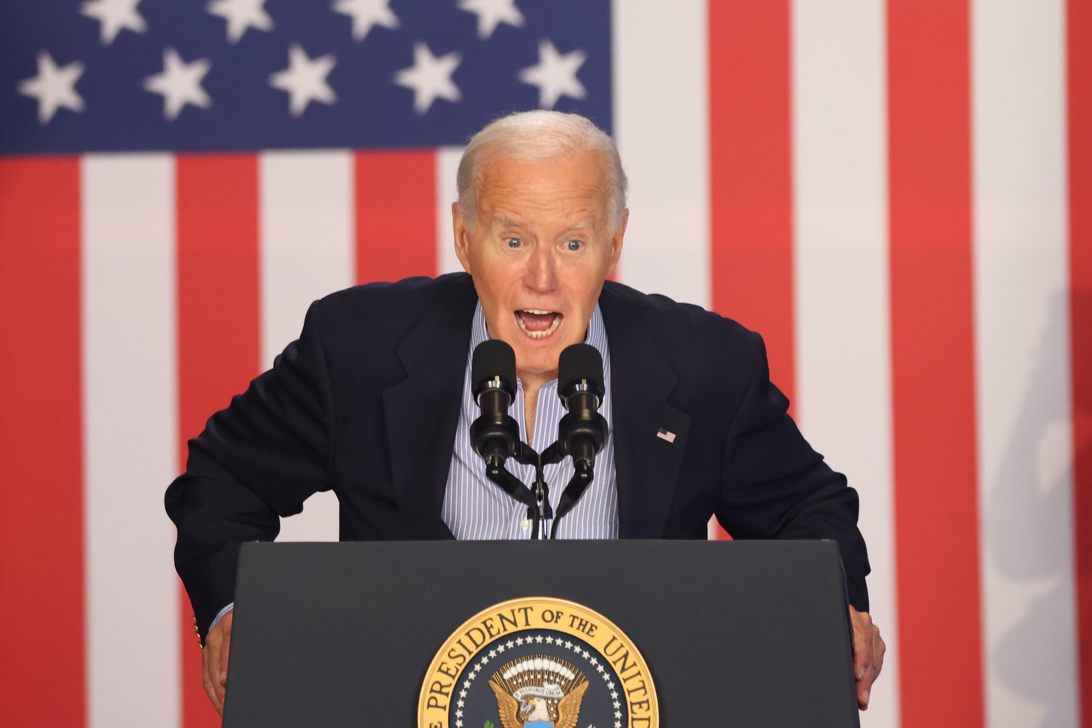 Analysis | Biden meets his critics with defiance. But they see him in denial.