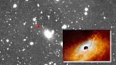 Monster black hole seen feeding on nearby matter just 1 billion years after Big Bang (photos)