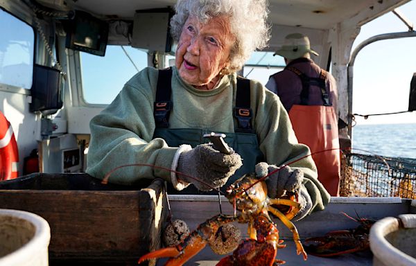 Maine's 104-year-old 'Lobster Lady' shares simple tips for a long life