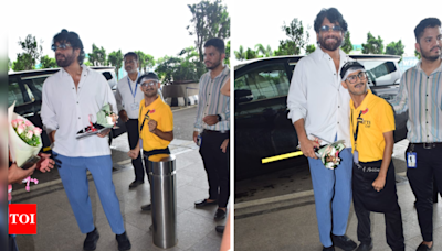 Nagarjuna finally meets his fan, who was pushed by the bodyguard at the Airport | Telugu Movie News - Times of India