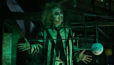 'Beetlejuice Beetlejuice' costume display at Cinemark Tinseltown movie theater Aug. 4-13