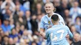 Haaland nets 4 goals as Man City routs Wolves 5-1 to stay in control of Premier League title race