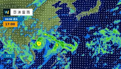 半個台灣有雨！摩羯外圍雨彈狂轟西半部 中秋恐有熱帶擾動發展