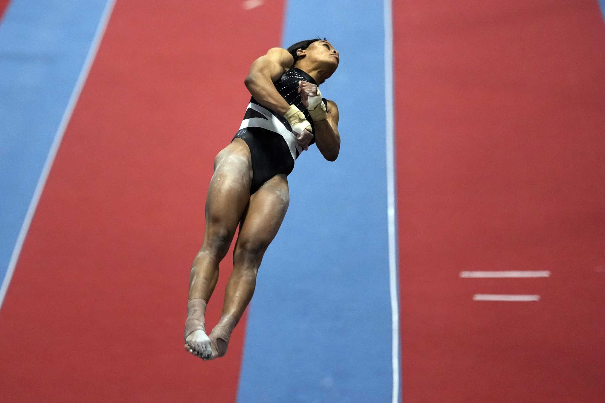 2012 Olympic champion Gabby Douglas competes for the first time in 8 years at the American Classic