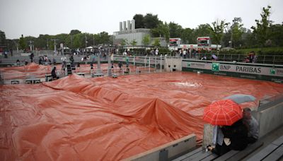 La lluvia provoca la primera interrupción de partidos en este Roland Garros