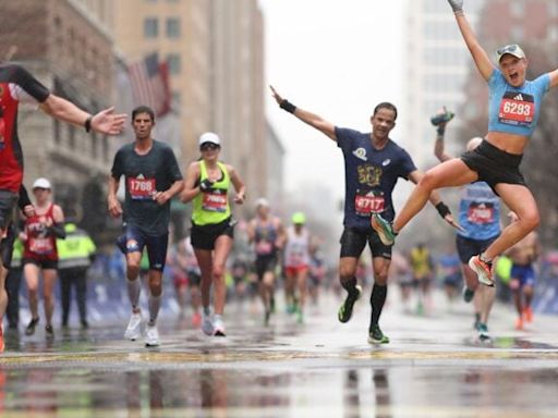 Watch runners take on the 128th Boston Marathon