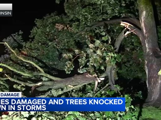 Storms leaves ComEd outages, damaged homes in north suburbs; quiet, muggy Sunday