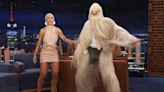 Doja Cat Has Jimmy Fallon Try on Her Dancers' Coachella Hair Suits on 'Tonight Show' — Watch!