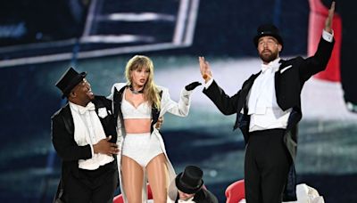 Travis Kelce's one golden rule for his on-stage debut: Do not drop Taylor