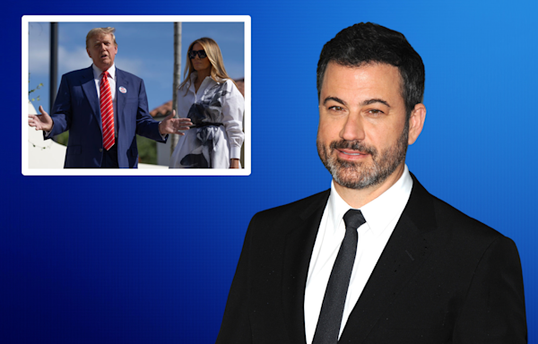 Jimmy Kimmel mocks Donald Trump's birthday message to Melania