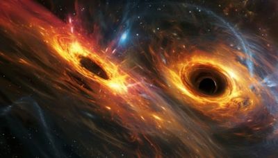 至今最遙遠的發現 兩個巨大黑洞互相吞噬(圖) - 自然現象 -