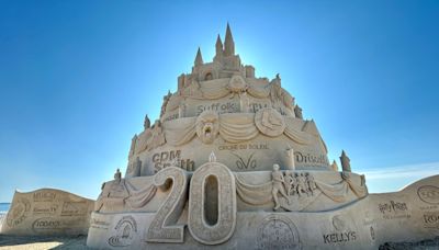 'Like a cake': How giant sand sculptures are made at Revere Beach's annual sculpting festival