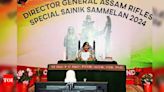 Lt Gen Nair praises Assam Rifles for efforts in Manipur | Guwahati News - Times of India