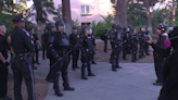 New Mexico State Police moving demonstrators from UNM Duck Pond