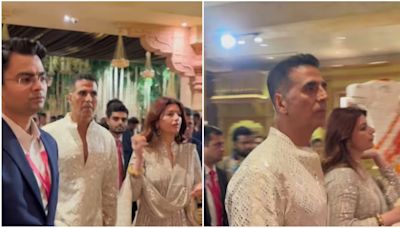 Anant-Radhika Wedding: Akshay Kumar Tests COVID Negative, Attends Reception With Wife Twinkle Khanna - VIDEO