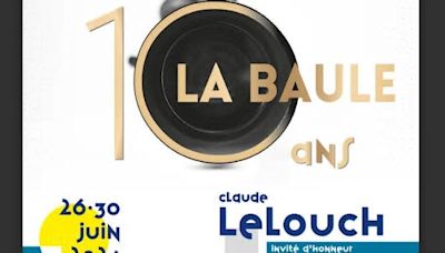 Le festival de cinéma de La Baule dévoile son affiche, le réalisateur Claude Lelouch invité d'honneur