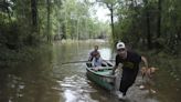 Heavy rains ease around Houston but flooding remains after hundreds of rescues and evacuations