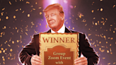 NFT Passes for a Zoom Call With Donald Trump Are Selling for Under $25
