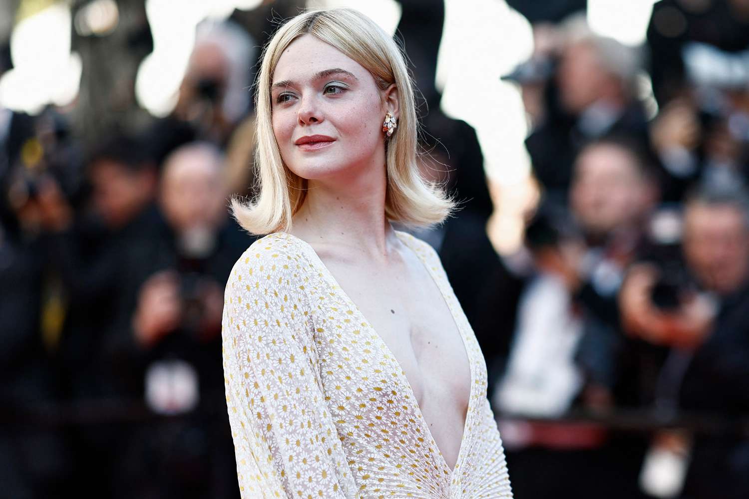 Elle Fanning Stuns in Sheer Gucci Gown at Cannes, Plus Serena Williams, Stevie Nicks and More
