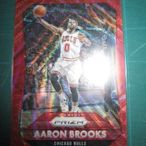 #換新收藏#[AARON BROOKS][SILVER][PRIZM][紅亮][限量/350][2015-16]~