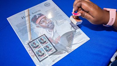 Hank Aaron now forever - when it comes to postage stamp honor