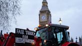 Farmers stage Westminster tractor protest over ‘threat to food security’
