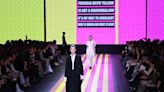 At Dior Spring 2024, a Flashy Art Installation Frames Maria Grazia Chiuri's Dark, Witchy Collection