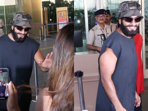 Dad-to-be Ranveer Singh Takes Selfie With Fans at Airport, Greets Paps With Big Smile, Pics Go Viral - News18