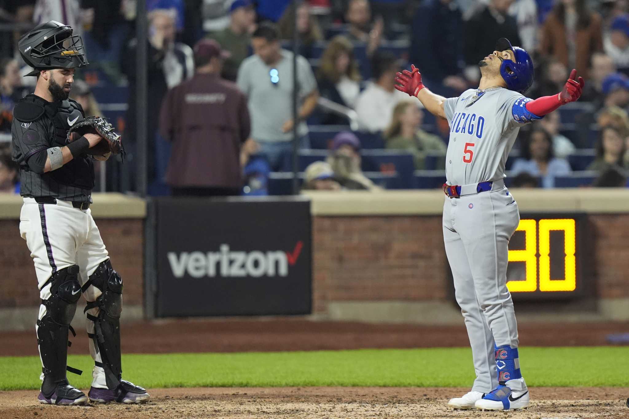 Morel hits tiebreaking HR off Díaz in 9th and Cubs top Mets 3-1 after spoiling Severino's no-hit bid