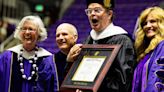 'The Office' actor Rainn Wilson encourages Weber State grads to 'keep hope alive'