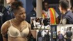 Shirtless woman miraculously pulled unharmed from NYC subway tracks after crawling under stopped train: video