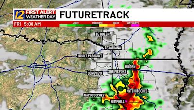 Another round of storms on the way early Friday morning