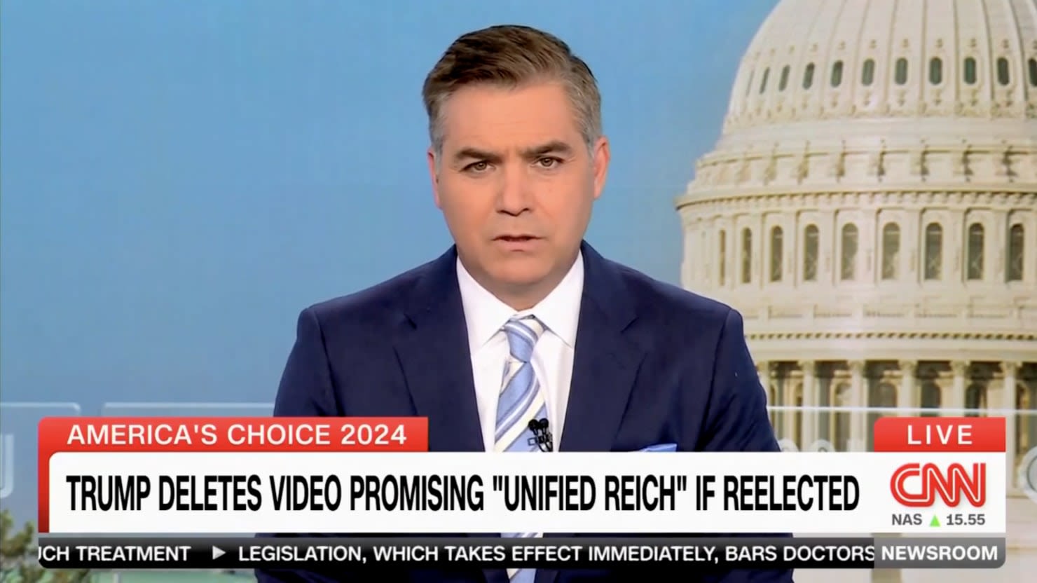 CNN Anchor Eviscerates Trump Over ‘Unified Reich’ Video