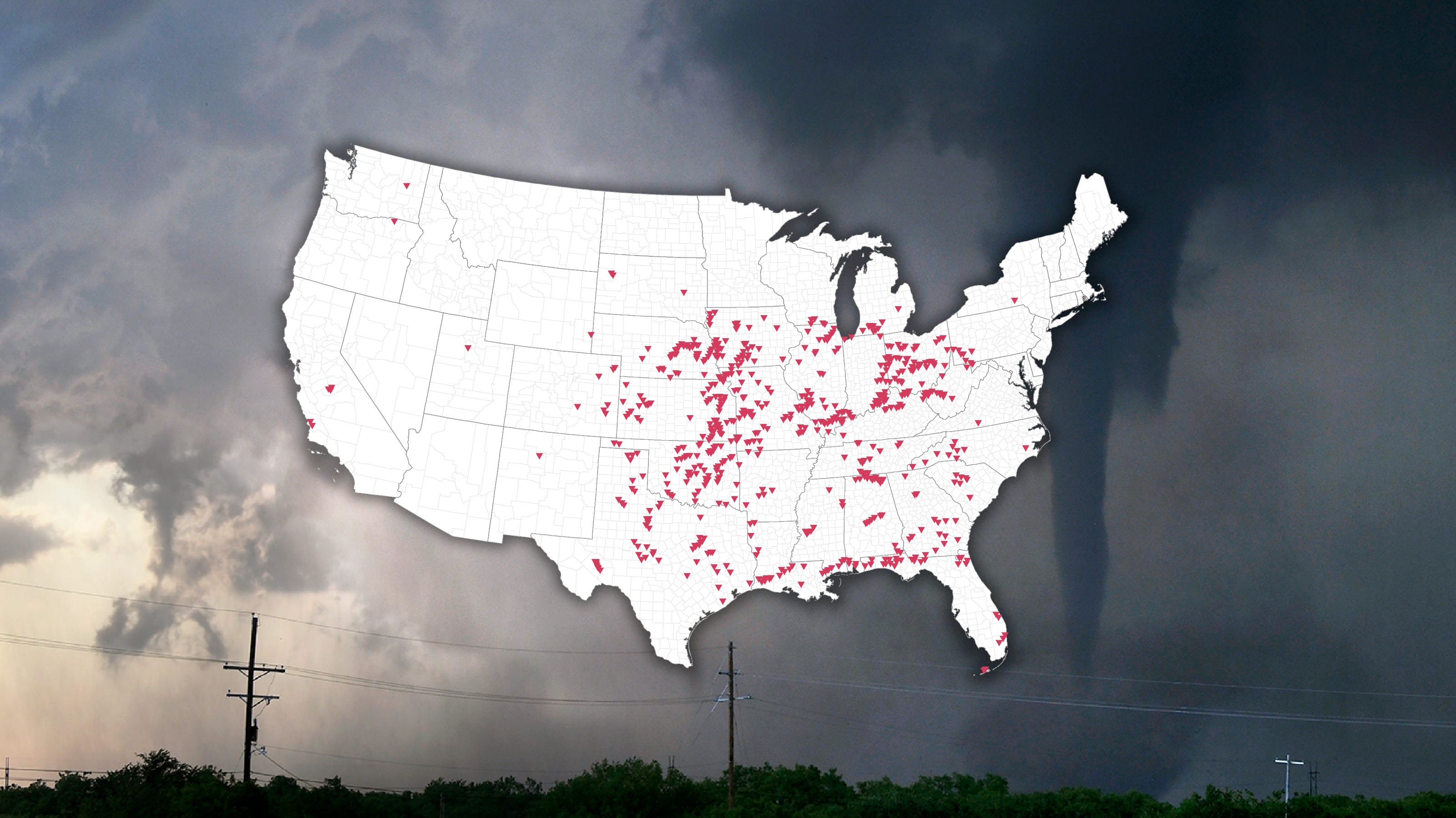 Maps: 2024 tornado season is ramping up to set records