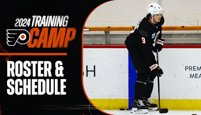 Flyers Announce 2024 Training Camp Schedule and Roster | Philadelphia Flyers