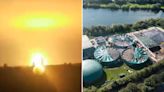 Oxfordshire explosion: New pictures show damage caused by lightning strike at recycling plant