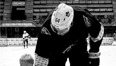 Maple Leafs' David Kampf Shares Heartwarming On-Ice Moment with Son Michael During Training Session