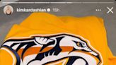 Kim Kardashian shares Nashville Predators gear gifted by Harry Hudson on her Instagram