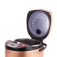 Uses electromagnetic induction to heat the cooking pot and cook rice Efficient and precise cooking May be more expensive than other types of rice cookers