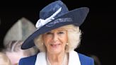 Queen Camilla's royal blue coat dress features unique styling trick and we're obsessed with the stand-out look