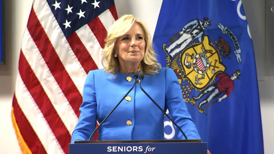 Jill Biden pitches the benefits of age on the campaign trail