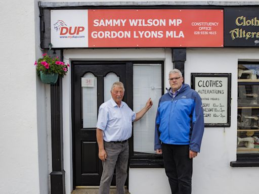 Police probe criminal damage at offices of DUP candidate Sammy Wilson