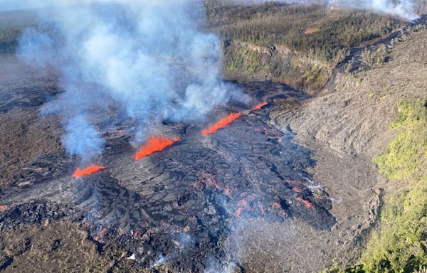 Hawaii’s Kilauea volcano is erupting again in a remote part of a national park