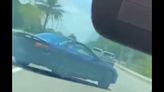 Camaro Driver Taunts Tesla, Then Spins Out